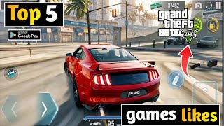 OPEN WORLD GAMES like GTA 5 for android 2024  high graphics [upl. by Caruso441]