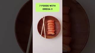 7 FOODS WITH OMEGA 3 [upl. by Eelarual]