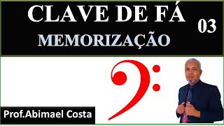 Clave de FA Memorização das Notas Musicais  Leitura métrica  03 [upl. by Solberg]