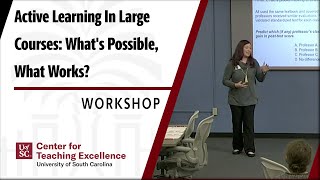 Active Learning In Large Courses Whats Possible What Works [upl. by Rodgiva]