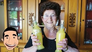 LIMONCELLO RECIPE  Italian Nonna making the Best Limoncello in the World [upl. by Eelhsa622]