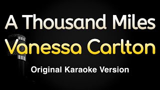 A Thousand Miles  Vanessa Carlton Karaoke Songs With Lyrics  Original Key [upl. by Adnawed]