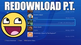 How to Redownload PT on PS4 [upl. by Arikal755]