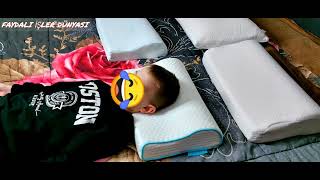 Ortopedik yastık nasıl kullanilir  How to use orthopedic pillow Howtouseorthopedicpillow [upl. by Yorel770]