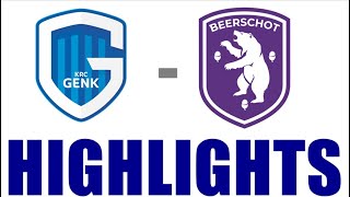 K Beerschot VA 34 KRC Genk Highlights  Pro League 202425 [upl. by Larcher]