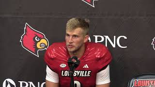 Tyler Shough Austin Peay PostGame 8312024 [upl. by Phaedra]