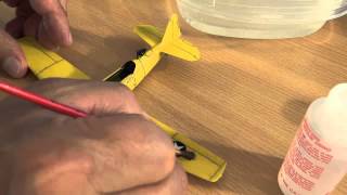 How to apply decals to a Plastic Model Airplane [upl. by Farl]