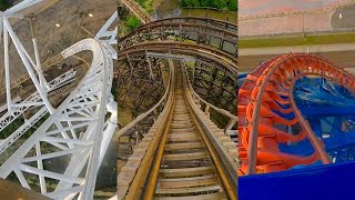 10 Of The Best Roller Coasters in the UK Front Seat POVs [upl. by Tallia515]