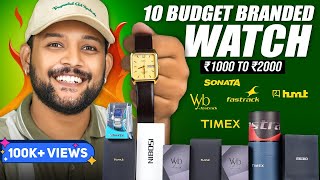 10 Best Budget Watch for College 🔥 Men Watch Haul Review 2024  Timex Fastrack HMT  One Chance [upl. by Elyl]