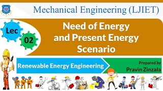 L 02 Need of Energy and Present Energy Scenario  Renewable energy engineering  Mechanical [upl. by Lorens958]