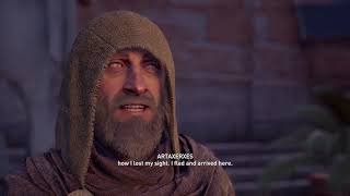 Assassins Creed Odyssey Talk to Artaxerxes Get the Blind King Quest [upl. by Salchunas]