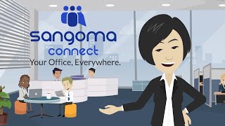 Sangoma Connect Mobile Softphone Your Office Everywhere [upl. by Enegue899]