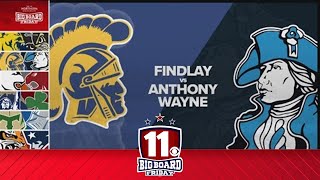 Big Board Friday Week 7 Findlay vs Anthony Wayne [upl. by Waylin]