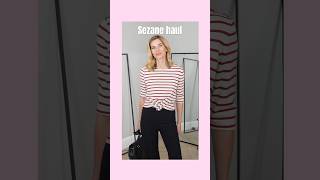 Sezane haul Summer 2024  8 Parisian style outfit ideas [upl. by Neffirg]