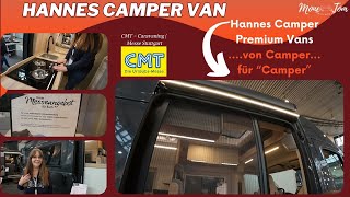 Hannes Camper auf der CMT 2024  ein Van von Campern  für Camper  Luxus Kastenwagen für Vanlife [upl. by Allwein]