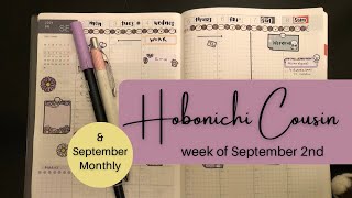 Hobonichi Cousin  September set up  goodbye summer [upl. by Richers807]