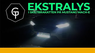 Slik er OZZ ekstralys på Mustang MachE [upl. by Adnopoz]