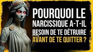 Pourquoi le Narcissique Doitil Vous Détruire Pour Vous Quitter  Stoïcisme [upl. by Suirrad]