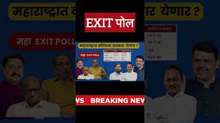 maharashtra vidhansabha exit poll 2024 कोणाच सरकार येणार [upl. by Nnaeilsel]