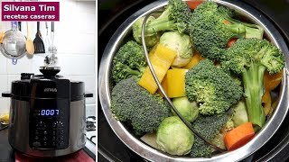 Cómo cocinar Verduras al Vapor en una OLLA eléctrica a PRESIÓN  mi experiencia 🥦 [upl. by Fessuoy]