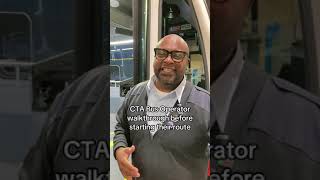 CTA bus operator walkthrough before starting their route [upl. by Lehpar]