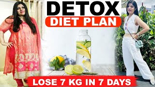 Free Detox Diet Plan  How to lose weight fast Diet Plan Stuck Weight Diet Hindi Dr Shikha Singh [upl. by Ainyt]