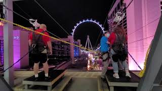 FLY LINQ Zipline Las Vegas [upl. by Aidualc277]