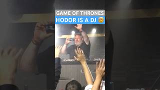 Game Of Thrones Hodor is a DJ gameofthrones hodor houseofthedragon hbo [upl. by Ytirahs]