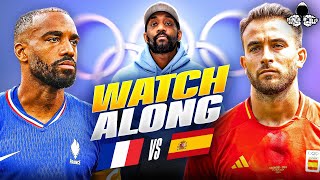 France vs Spain LIVE  2024 Olympic Football Final Watch Along and Highlights with RANTS [upl. by Lucas]