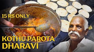 Hidden Gem in Dharavi  Parotta  Indian Street Food [upl. by Harte]