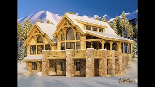 TimberRidge Timber Frame Home  Predesign [upl. by Ramled]