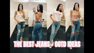 THE BEST JEANS  EVERYDAY OOTD IDEAS  Diana Saldana [upl. by Hendrick]