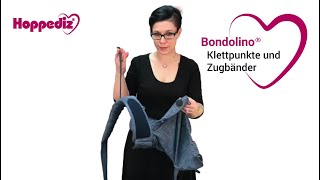 Babytrage Bondolino Plus  Bauchtrage  Hoppediz [upl. by Sileas]