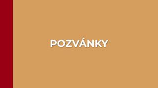 Pozvánky [upl. by Hamfurd202]