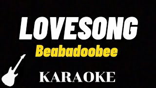 Beabadoobee  Love Song  Karaoke Guitar Instrumental [upl. by Llenoj]