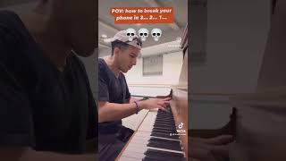 Asian level moonlight sonata 3rd mov challenge in piano went wrong 💀 piano pianist [upl. by Bluma195]