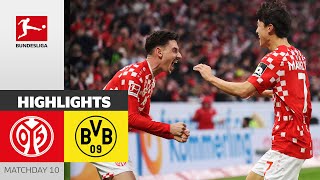 Mainz Gets Another Win vs BVB  Mainz 05  Borussia Dortmund 31  Highlights  MD 10 – Bundesliga [upl. by Ialohcin]