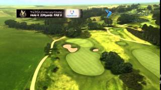 Gleneagles PGA Centenary Course Guide  Par 3 4th [upl. by Nonnek]