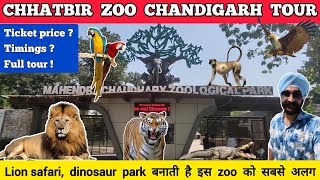 Chhatbir zoo in chandigarh  chattbir zoo chandigarh zoo ticket price 2023  Chandigarh chidiya ghar [upl. by Aneen]