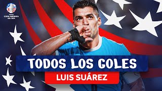 LUIS SUÁREZ SE RETIRA DE LA SELECCIÓN DE URUGUAY TODOS SUS GOLES EN LA CONMEBOL COPA AMÉRICA™ [upl. by Odelle]