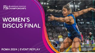 A record SEVENTH title 👑 Womens discus final replay  Roma 2024 [upl. by Tavia]