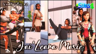 NEW FRIENDS SELF CARE amp LUXURY SHOPPING ✨  JaiLeana Marie • Vlog 2  THE SIMS 4 [upl. by Ainorev]