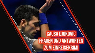 Causa Djokovic Fragen und Antworten zum Einreisekrimi  SID [upl. by Nileak]