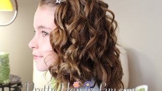 How to Curl Your Hair Using a Curling Wand  Pretty Hair is Fun [upl. by Morley563]