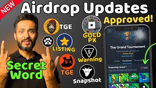 Major Airdrop Listing Confirmed  Not Pixel GOLD PX Tournament  Goats Airdrop Snapshot and TGE [upl. by Euqinahc272]