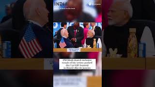 PM Modi shared glimpse of G20 Summit in Brazil news [upl. by Ariana]