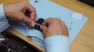 How to adjust the metal bracelet on a wristwatch Links with Screws [upl. by Agrippina]