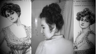 Simple Victorian  Edwardian Updo [upl. by Aicileb]