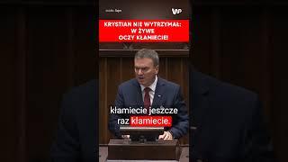 Krystian w Sejmie W żywe oczy kłamiecie [upl. by Kerred925]