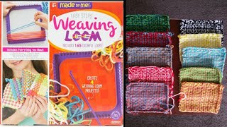 Scrap Yarn Project Weaving Loom [upl. by Nnodnarb]